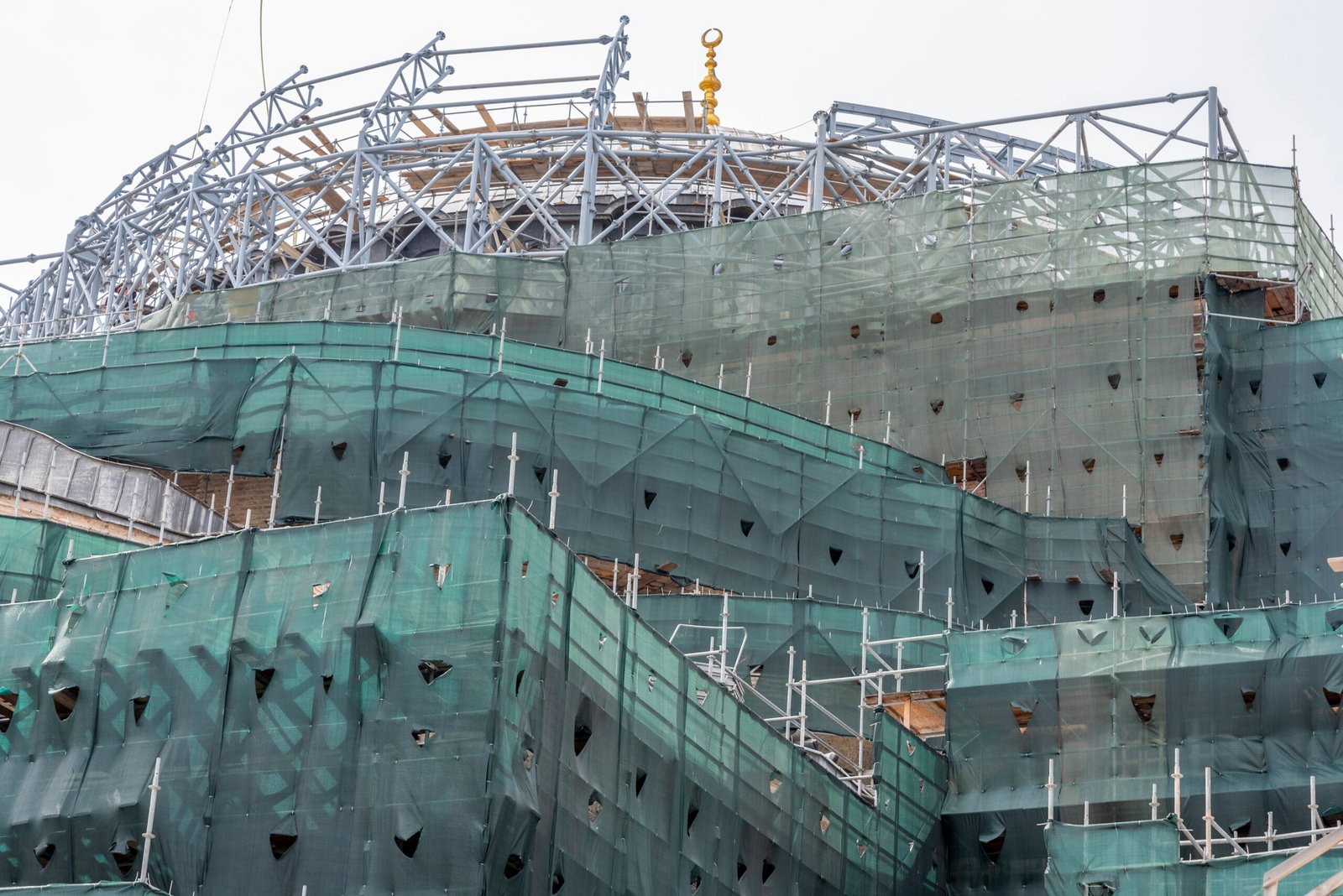 Concrete construction work